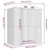 Garden Shed Green 75.6"x42.5"x87.8" Galvanized Steel