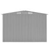 Garden Shed 101.2"x117.3"x70.1" Metal Gray
