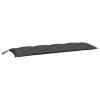 Garden Bench Cushions 2pcs Anthracite 59.1"x19.7"x2.8" Oxford Fabric