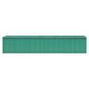 Garden Shed Green 101.2"x389.8"x71.3" Galvanized steel