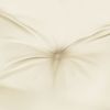 Garden Bench Cushion Cream White 47.2"x19.7"x2.8" Oxford Fabric