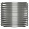Garden Raised Bed Gray 218.1"x39.4"x26.8" Powder-coated Steel