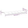 Garden Bench Cushion Cream 59.1"x19.7"x1.2" Oxford Fabric