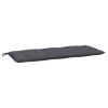 Garden Bench Cushion Anthracite 47.2"x19.7"x2.8" Oxford Fabric