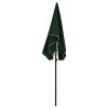 Garden Parasol with Pole 78.7"x51.2" Green