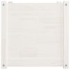 Garden Planters 2 pcs White 19.7"x19.7"x19.7" Solid Wood Pine