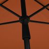 Garden Parasol with Pole 82.7"x55.1" Terracotta