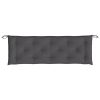 Garden Bench Cushions 2pcs Anthracite 59.1"x19.7"x2.8" Oxford Fabric