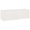Garden Planter White 59.1"x19.7"x19.7" Solid Wood Pine