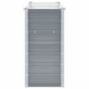 Garden Raised Bed Galvanized Steel 63"x15.7"x31.3" Gray