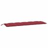 Garden Bench Cushions 2pcs Wine Red 70.9"x19.7"x2.8" Oxford Fabric