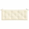 Garden Bench Cushion Cream White 47.2"x19.7"x2.8" Oxford Fabric