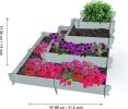 Elevated Raised Outdoor Plants Vegetables Flowers Planter Garden Bed