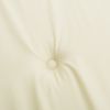 Garden Bench Cushion Cream 47.2"x19.7"x1.2" Oxford Fabric