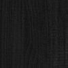 Garden Planter Black 23.6"x12.2"x12.2" Solid Wood Pine