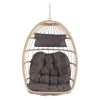 Outdoor Garden Rattan Egg Swing Chair Hanging Chair