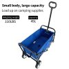 Outdoor Garden Multipurpose Micro Collapsible Beach Trolley Cart Camping Folding Wagon