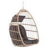 Outdoor Garden Rattan Egg Swing Chair Hanging Chair