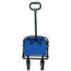 Outdoor Garden Multipurpose Micro Collapsible Beach Trolley Cart Camping Folding Wagon